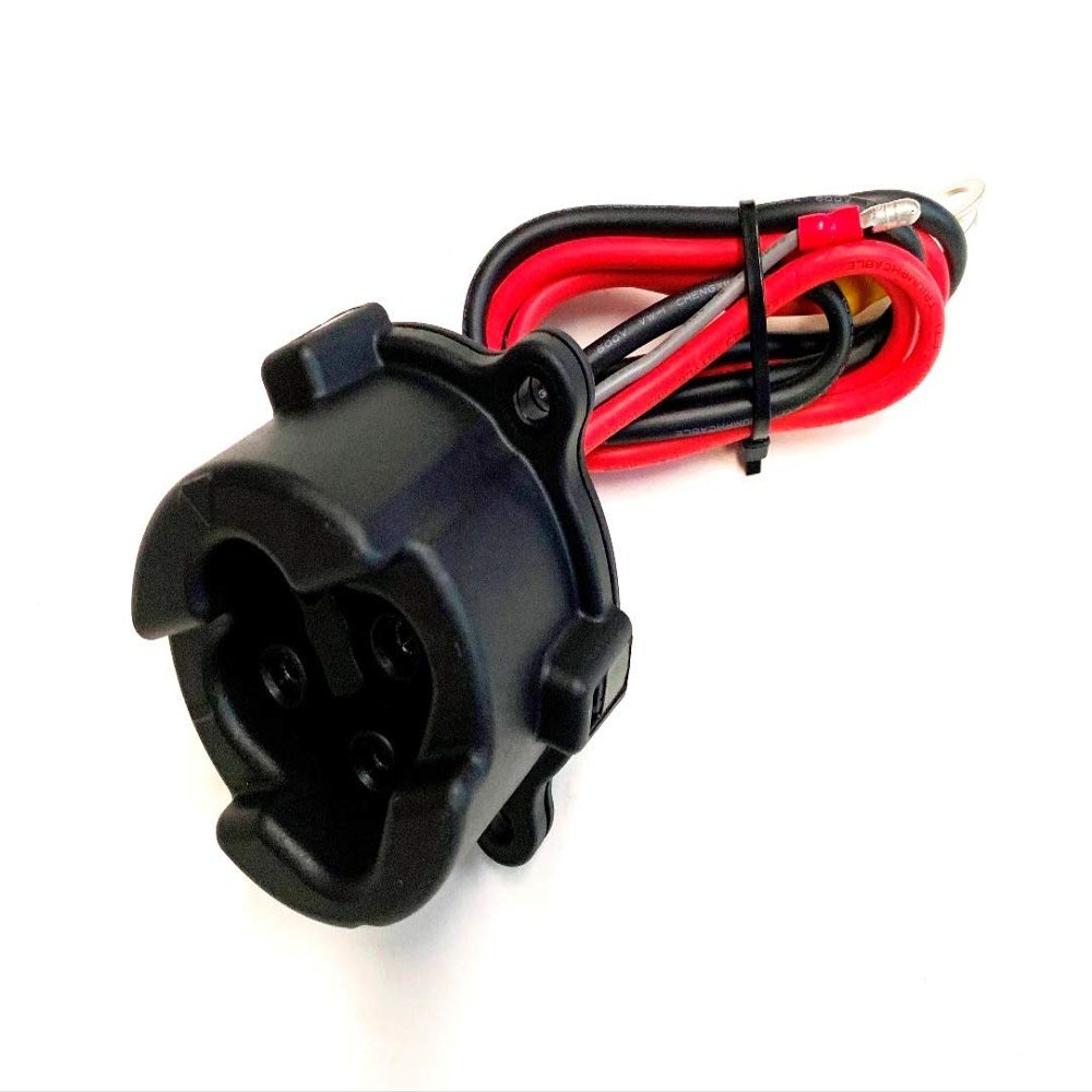 A.A Charger Receptacle Fits Yamaha G29 Drive/YDRE Electric Carts # JW9-H6181-00-00