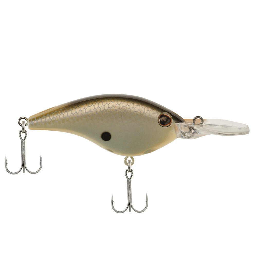 Berkley Frittside Fishing Lure, Honey Shad, 3/7 oz, 2 1/2in | 6 2/5cm Crankbaits, Classic Flat Side Profile Mimics Variety of Species and Creates Flash, Equipped with Sharp Fusion19 Hook