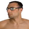ARENA Unisex Cobra Core Swipe Anti-Fog Racing Swim Goggles for Men and Women Polycarbonate Mirror Lens, Silver/Gold view 4