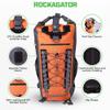 Rockagator Waterproof Backpack - HYDRIC Series Water Proof Floating Dry Bag River Pack (Red Rock, 40 L) view 2