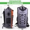 Rockagator Waterproof Backpack - HYDRIC Series Water Proof Floating Dry Bag River Pack (Red Rock, 40 L) view 3