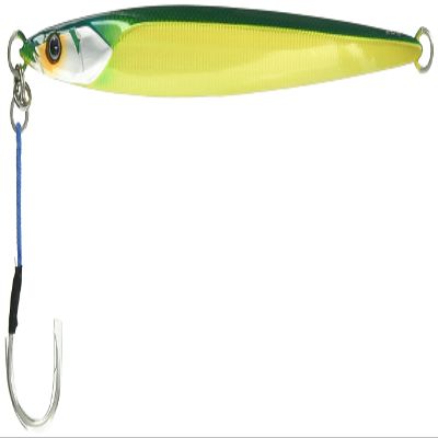JACKALL G208 Metal Jig, Bumble's Jig, Semi-Long, 7.1 oz (200 g), Grikin/Slim Border Holo