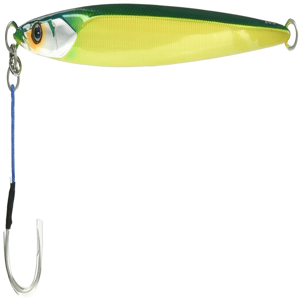 JACKALL G208 Metal Jig, Bumble's Jig, Semi-Long, 7.1 oz (200 g), Grikin/Slim Border Holo