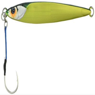 JACKALL G208 Metal Jig, Bumbles Jig, Short, 7.1 oz (200 g), Gurikin/Slim Border Holo