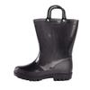 NORTY PVC Rain Boots for Kids - Waterproof PVC Boots Boys and Girls Solid & Printed Rainboots for Toddlers and Kids - Black view 1