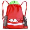 Athletico Drawstring Soccer Bag - Soccer Backpack For Boys or Girls Can Also Carry Basketball or Volleyball (Red) view 1