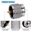 Hotop 2 Pcs Camping Stove Adapter, 1 Lb Propane to EN417 Lindal Valve view 2