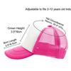 Design You Own Kids Hats, Boys Girls Outdoor Funny Baseball Hats Breathable Mesh Snapback Sunhat view 2