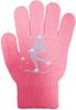 ChloeNoel Ice Skating Gloves - GV22 (Mini Lay-Back Skater Crystals (Pink,Junior) view 1