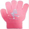 ChloeNoel Ice Skating Gloves - GV22 (Mini Lay-Back Skater Crystals (Pink,Adult)