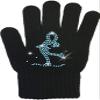 ChloeNoel Ice Skating Gloves - GV22 (Mini Lay-Back Skater Crystals (Black,Adult) view 1