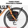 ROCKBROS Front Roller Panniers Bag Front Rack Bike Bag Sturdy Shelf Package with Carrying Handle & Free Shoulder Strap for Touring Picnic Commuting 1 Pair view 4