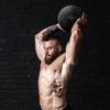 GYMENIST Weighted No Bounce Slam Ball Intensive Workout Training Gym Exercise Weight Balls Equipment (25-LB, Black Classic) view 4