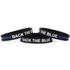 15 Youth Back The Blue Thin Blue Line Silicone Wristbands view 3