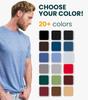 Merino.tech Merino Wool T-Shirt Mens - 100% Merino Wool Undershirt Lightweight Base Layer (Woodland Grey Blue, XXLarge) view 3