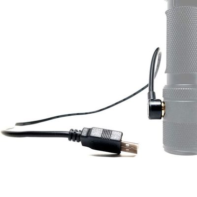 PowerTac USB Magnetic Flashlight Replacement Charging Cable, Only for Model M5/M6 G1, M5/M6 G2, Not Suitable for M5/M6 G3 Flashlight