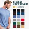 Merino.tech Merino Wool T-Shirt Mens - 100% Merino Wool Undershirt Lightweight Base Layer (Burgundy, Small) view 3