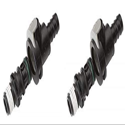 attwood 8838US6 Universal Male and Female Sprayless Connector with Thread Sealant (w k)