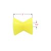 UANOFCN Tiedown 3 inch Boat Trailer Guides Boat Bow Roller Polyurethane for 1/2 inch Shaft view 3