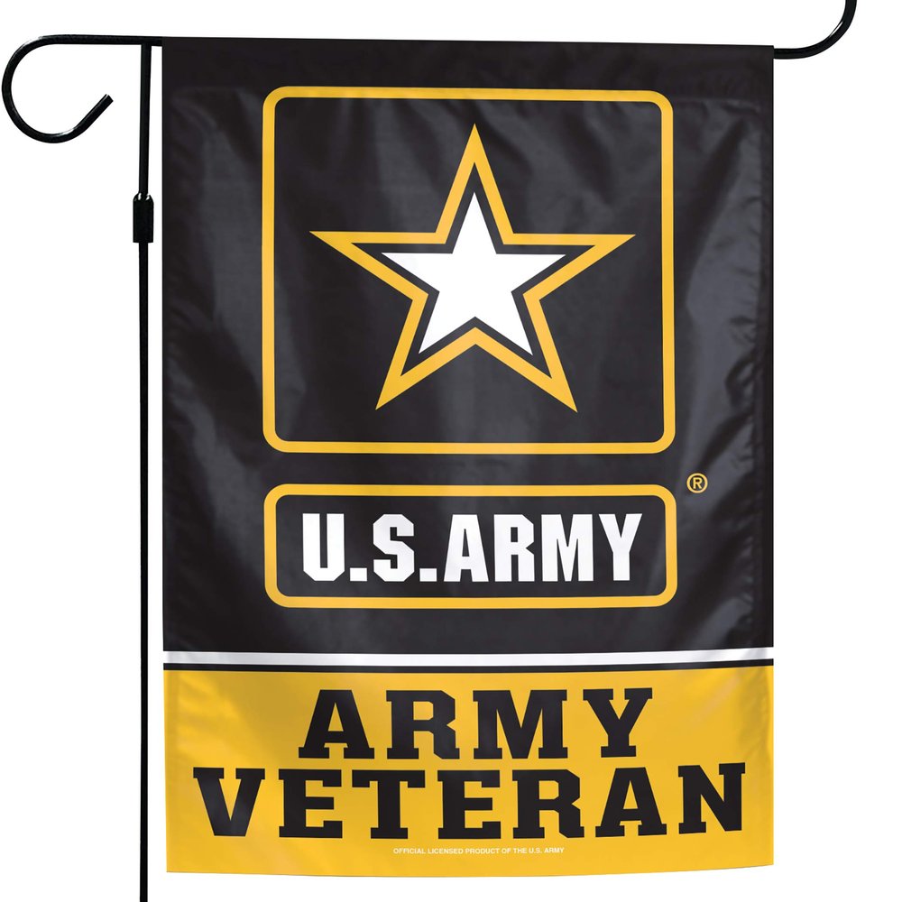 Collections Etc WinCraft United States Army Veteran Garden Flag US Army Licensed 12.5" x 18"