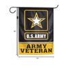 Collections Etc WinCraft United States Army Veteran Garden Flag US Army Licensed 12.5" x 18" view 3