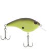 Berkley Frittside Fishing Lure, Black Chartreuse, 1/3 oz, 2 1/4in | 5 3/4cm Crankbaits, Classic Flat Side Profile Mimics Variety of Species and Creates Flash, Equipped with Sharp Fusion19 Hook