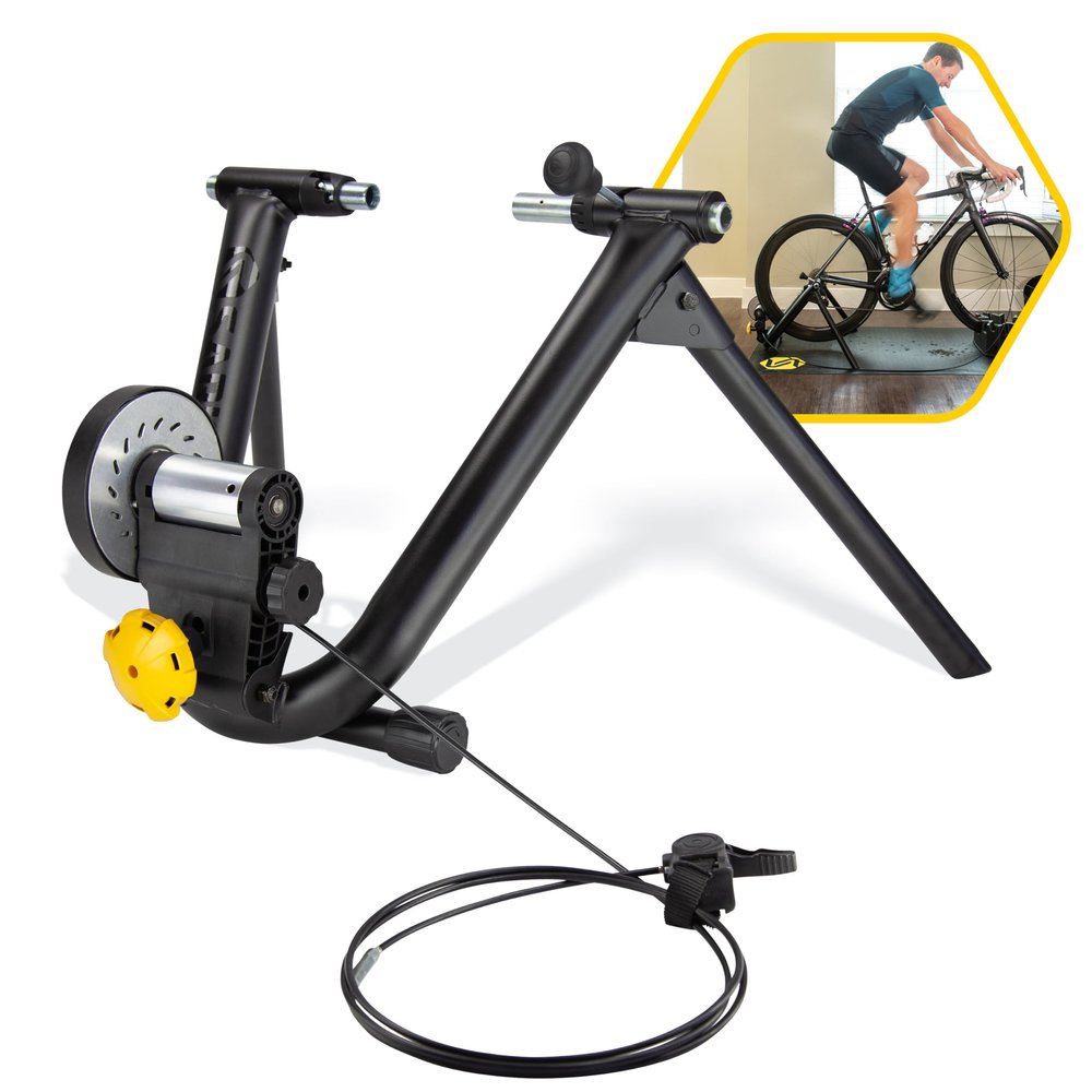Saris Magnetic Plus Indoor Bike Trainer, Magnetic Resistance, Compatible with Zwift App