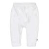 HonestBaby 4-Pack Organic Cotton Cuff-Less Harem Pants, Bright White, Preemie view 3