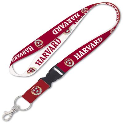 WinCraft Harvard University Premium Lanyard with Detachable Lobster Claw end