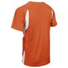 Champro Wild Card 2 Button Polyester Baseball/Softball Jersey, Youth Small, Orange,White view 3