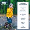 NORTY PVC Rain Boots for Kids - Waterproof PVC Boots Boys and Girls Solid & Printed Rainboots for Toddlers and Kids - Black Monsters view 2