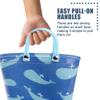 NORTY PVC Rain Boots for Kids - Waterproof PVC Boots Boys and Girls Solid & Printed Rainboots for Toddlers and Kids - Blue Whales view 3