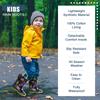 NORTY PVC Rain Boots for Kids - Waterproof PVC Boots Boys and Girls Solid & Printed Rainboots for Toddlers and Kids - Black Monsters view 2