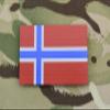 BritKitUSA Infrared Solas Reflective Norway Flag FSK NORSOCOM Hrens Jegerkommando IR view 1