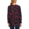1.STATE Womens Gallant Garden Pullover Blouse, Blue, X-Small view 2