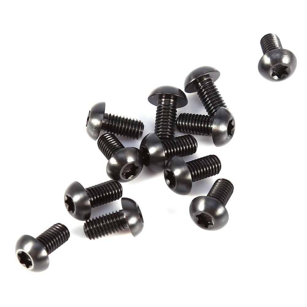 M5x10mm Alloy Bolts, Black Screws, seat Tube Screws seat Tube Fixing Bolts seat Tube Round Screws, Screw Fasteners