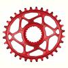 Absolute Balck Oval Chainring XTR XT & SLX DIRECTMOUNT CRANKS 28T Red M9100 M8100 M7100 MT900 vSHDMOV28RD Red 28T view 2