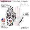 Amy Sport Womens Golf Glove with Ball Marker Left Right Hand Ladies Golf Gloves All Weather Grip Breathable Size XS S M L XL (Leopard, Medium-Worn on Right Hand) view 2