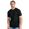 Merino.tech Merino Wool T-Shirt Mens - 100% Merino Wool Undershirt Lightweight Base Layer (Heat Black, Large) view 1