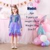 VIKITA Toddler Girl Purple Tutu Winter Long Sleeve Tutu Party Dresses for Girls(LH4599, 5) view 4