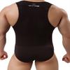 BRAVE PERSON Men's Figure-Shape Bodysuits Elastic Workout Clothes Swimwear, Fitness, Cycling 2241 (XL / 33"-38'', Coffee) view 4