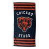 Northwest NFL Chicago Bears Unisex-Adult Beach Towel, 30" x 60", Stripes view 1