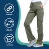 Cherokee Scrubs for Women Mid Rise Moderate Flare Drawstring Pant with 5 Pockets, Ultra Soft & Breathable Fabric - WW120T, XS Tall, Olive view 4
