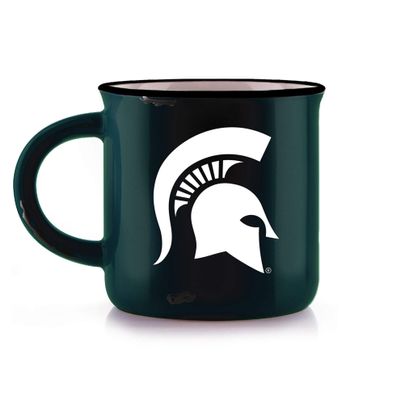 Duck House NCAA Michigan State Spartans Unisex Vintage Style Bone China Mugvintage Bone China Mug, Green, 12 oz