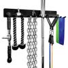 IRON AMERICAN USA Omega Beast Gym Storage Rack 11-Hook Heavy-Duty Gym Wall Organizer Gym Caddy Hanger - Gym Accessory Storage - Resistance Bands, Jump Ropes, Barbells, Lifting Belts, Cable Attachments view 1