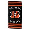 Northwest NFL Cincinnati Bengals Unisex-Adult Beach Towel, 30" x 60", Stripes view 1