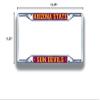 Arizona State Sun Devils License Plate Frame Silver view 2