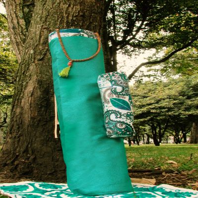 Handmade Colombian Yoga Bags B2L Aquamarine