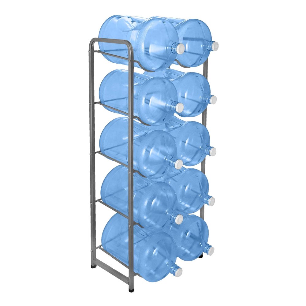 BRIO Double-Column Water Bottle Stands (GREY) (10-Bottle)