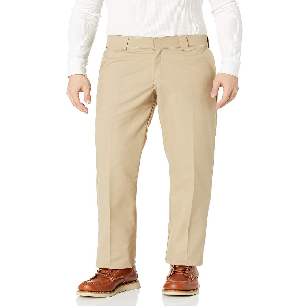 Dickies mens Regular Fit Active Waist Work Utility Pants, Desert Sand, 38W x 34L US